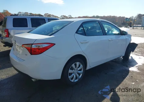 2014 Toyota Corolla Le from USA, damaged, VIN 2T1BURHE2EC035637